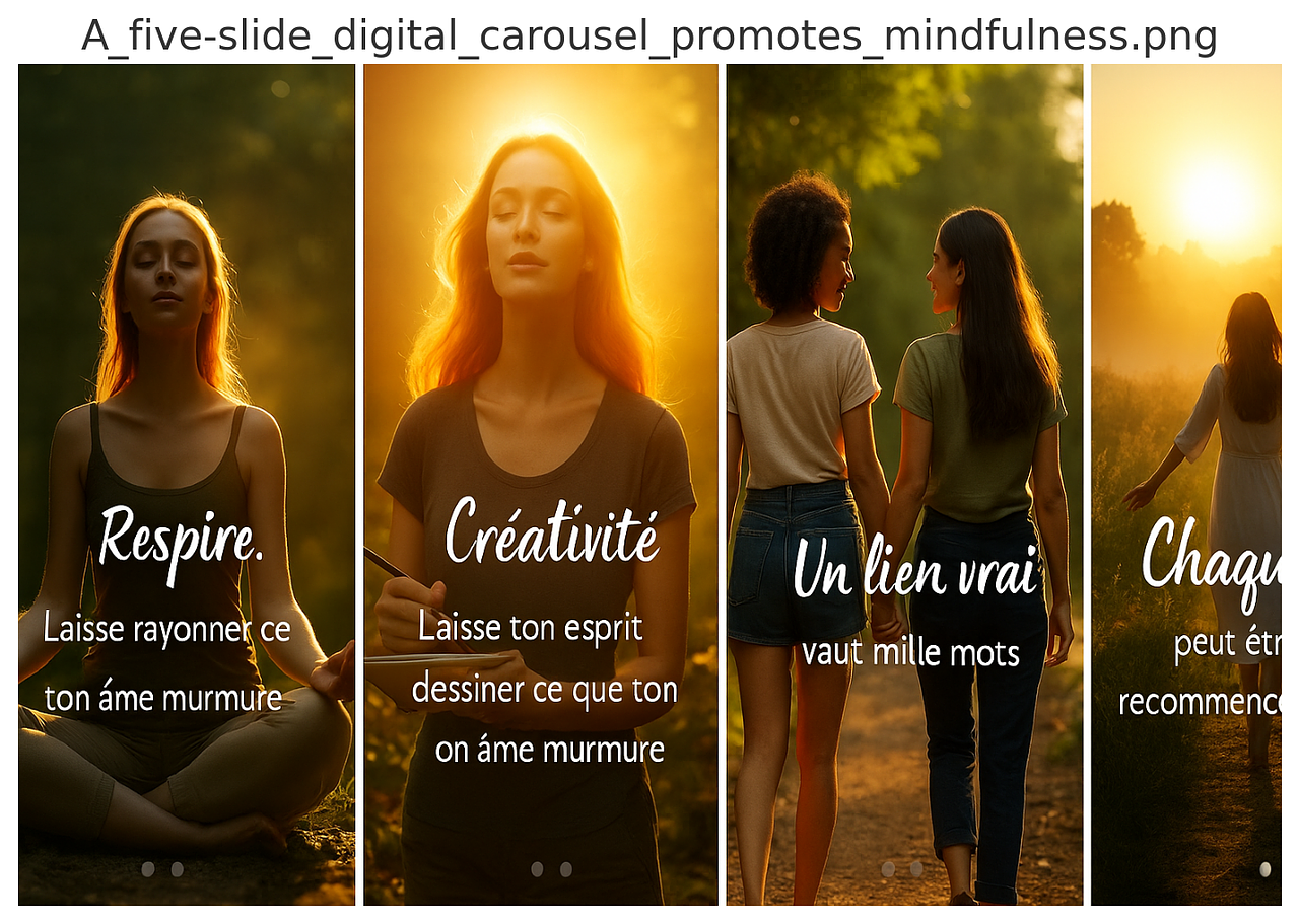 Carrousel Inspiration – Respire, Crée, Relie