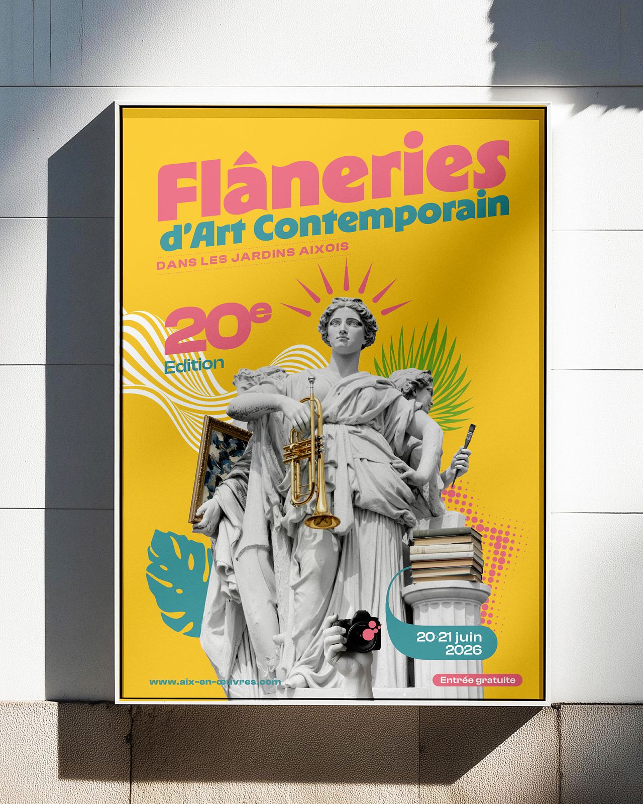 Affiche pour les flâneries d'art