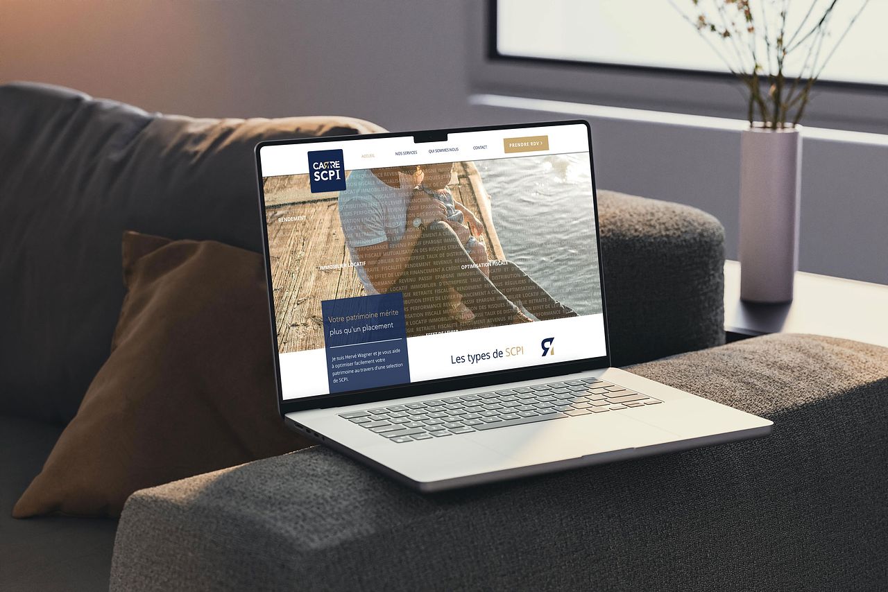 Conception site internet gestion de patrimoine