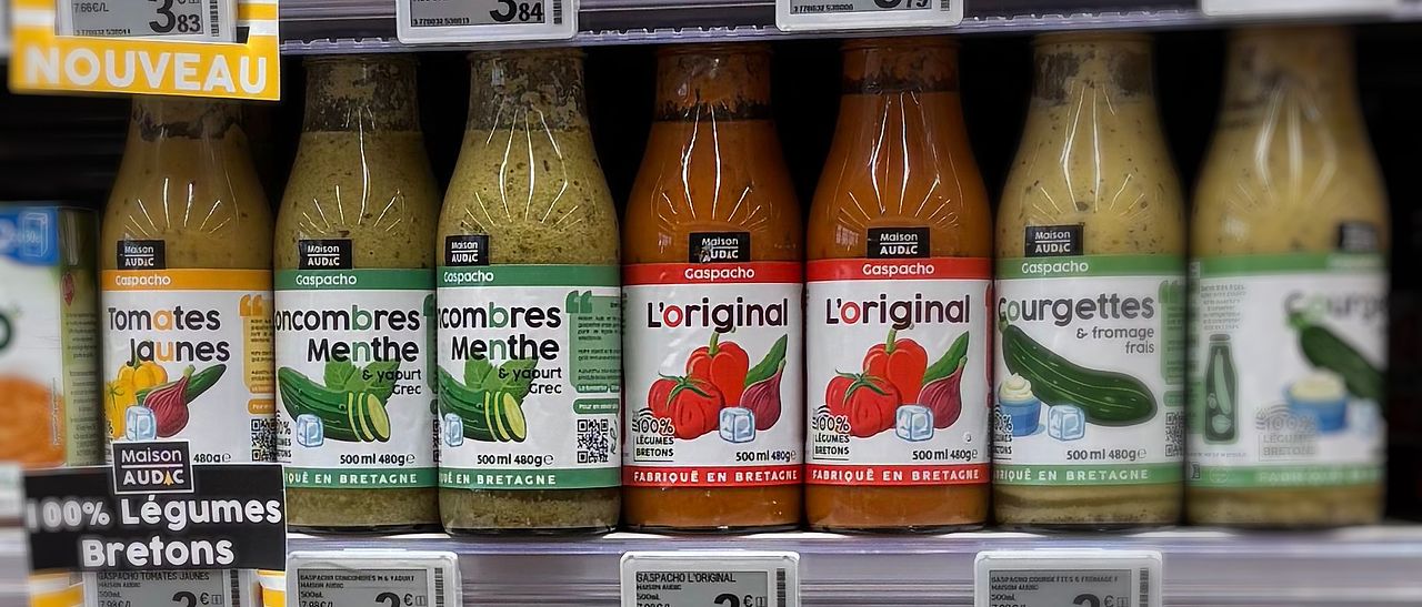 Etiquettes Bouteilles soupe // Maison Audic 🍅