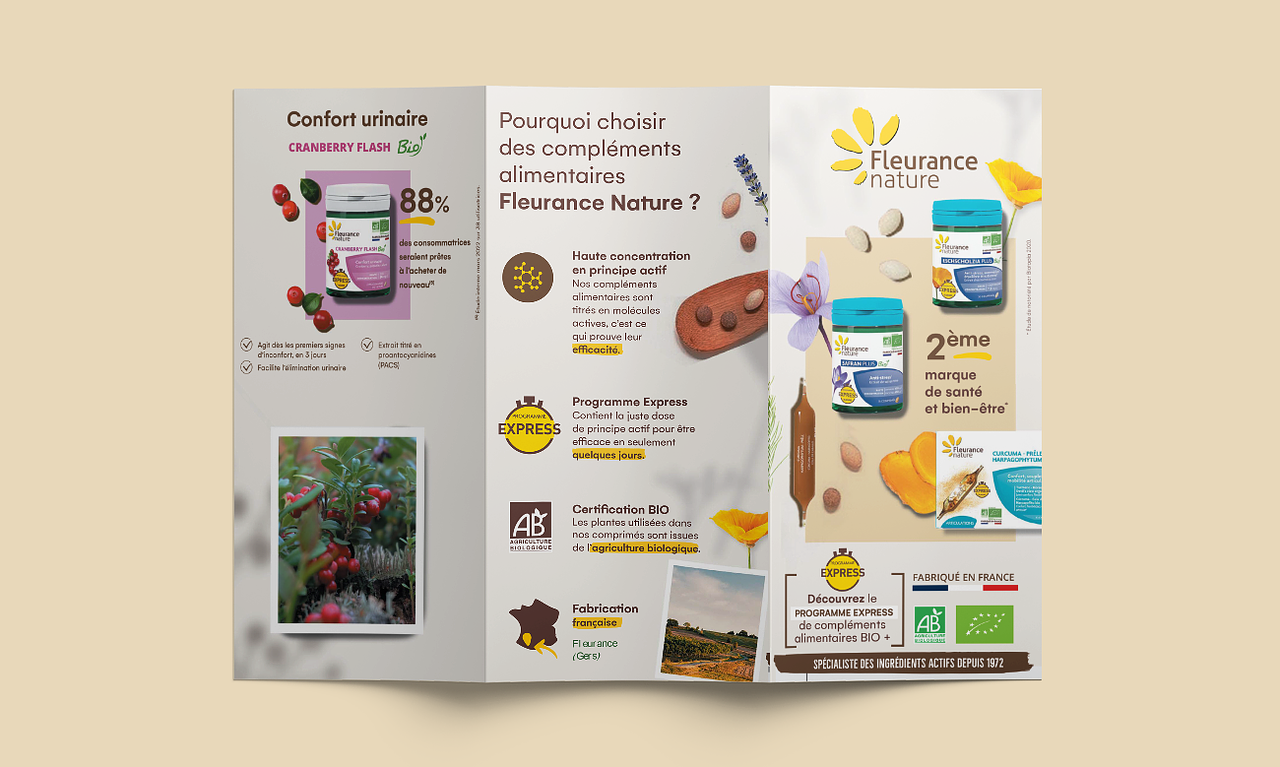 Brochure 3 volets Fleurance