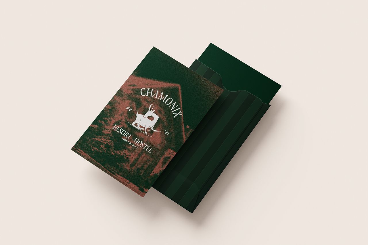 Business card Chamonix resort