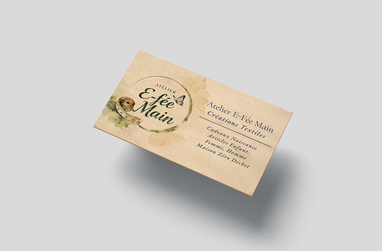 Carte de Visite : Atelier E-Fée Main