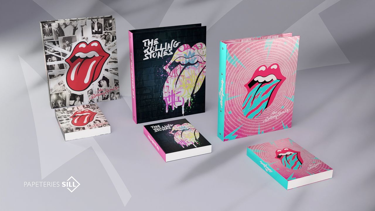 Couverture Rolling Stones classeur et agenda