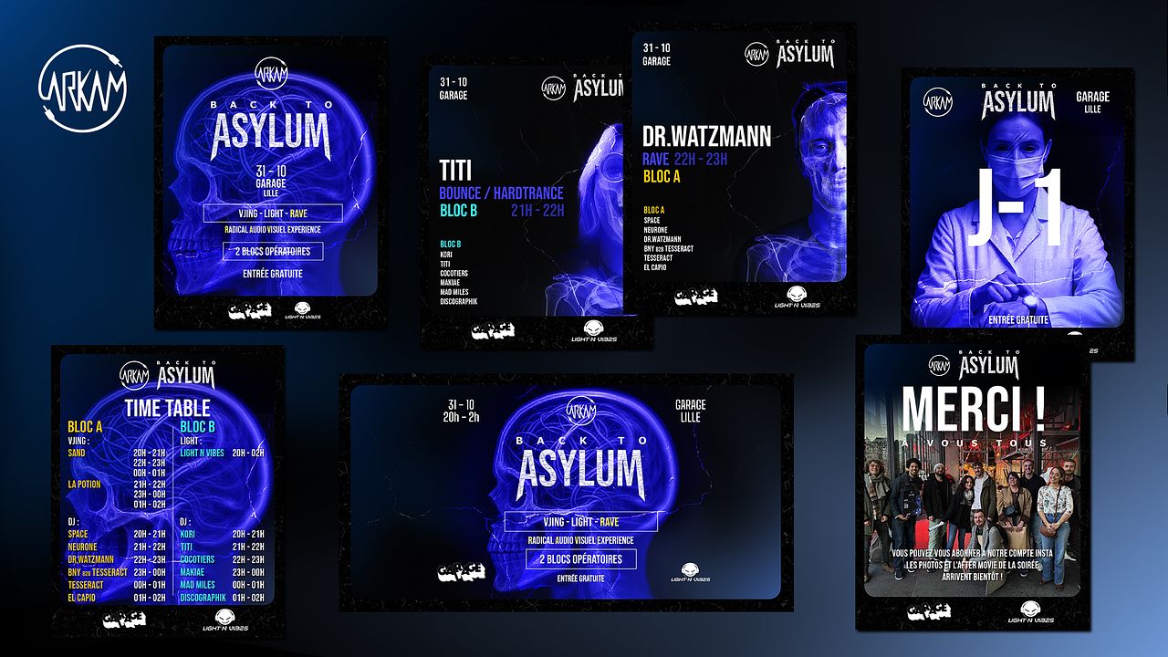 Arkam I Evènements audiovisuels