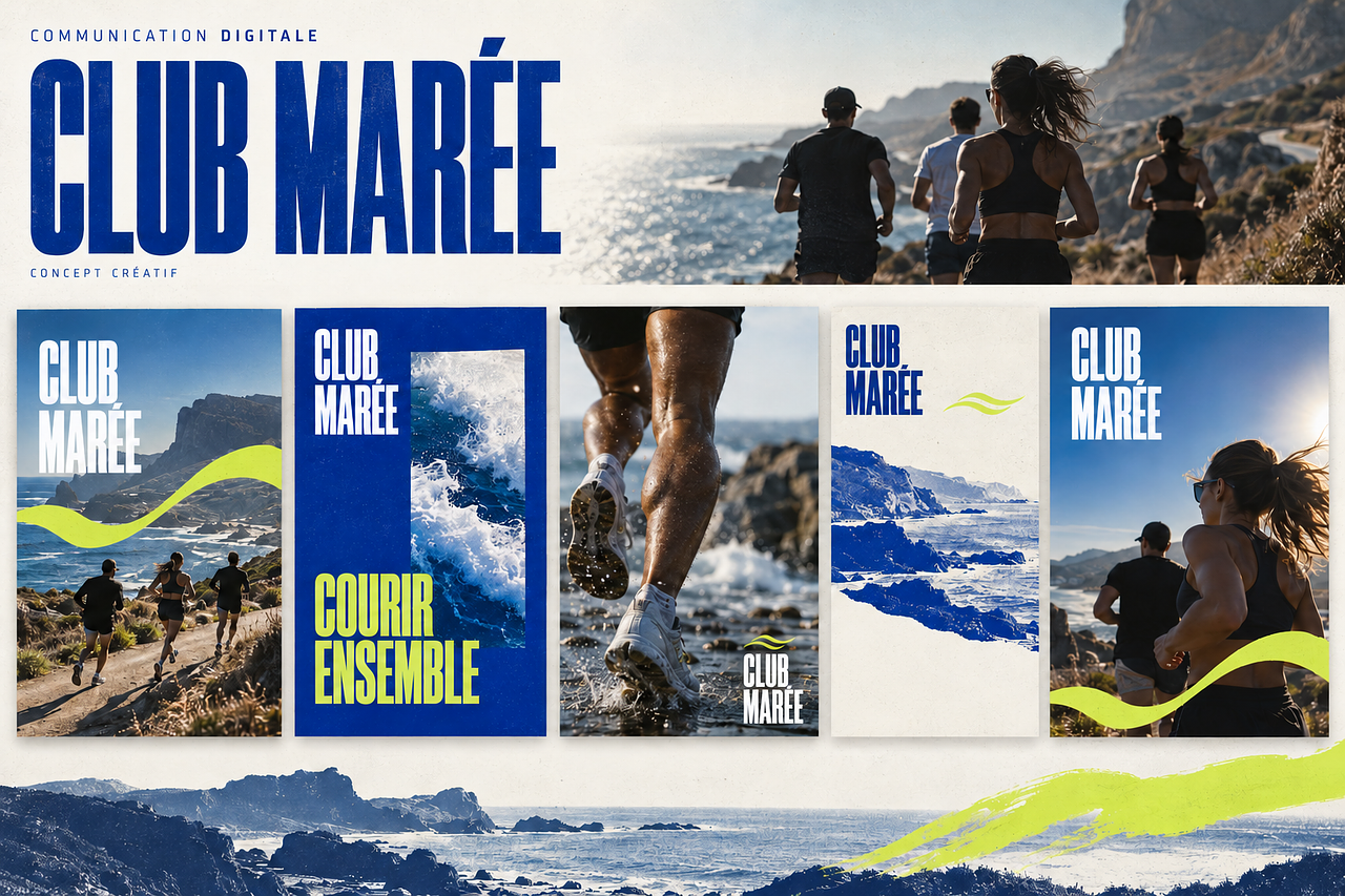 Club Marée — campagne réseaux sociaux