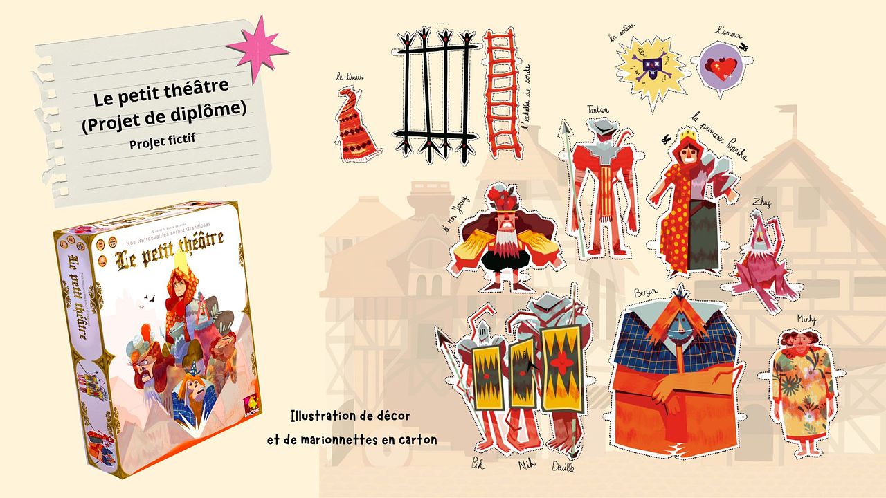 Illustrations packaging de jeu