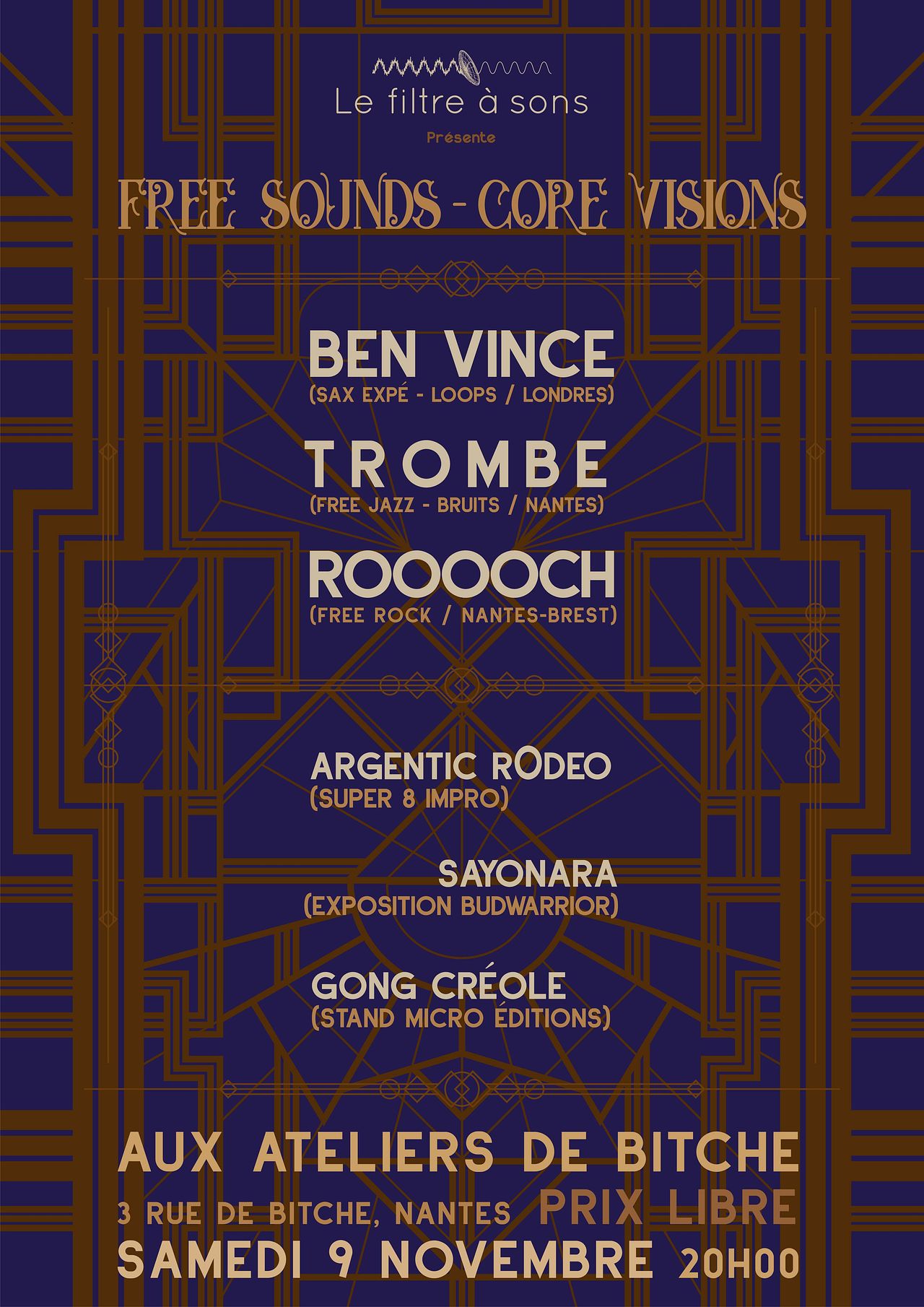 Affiche Ben Vince Trombe