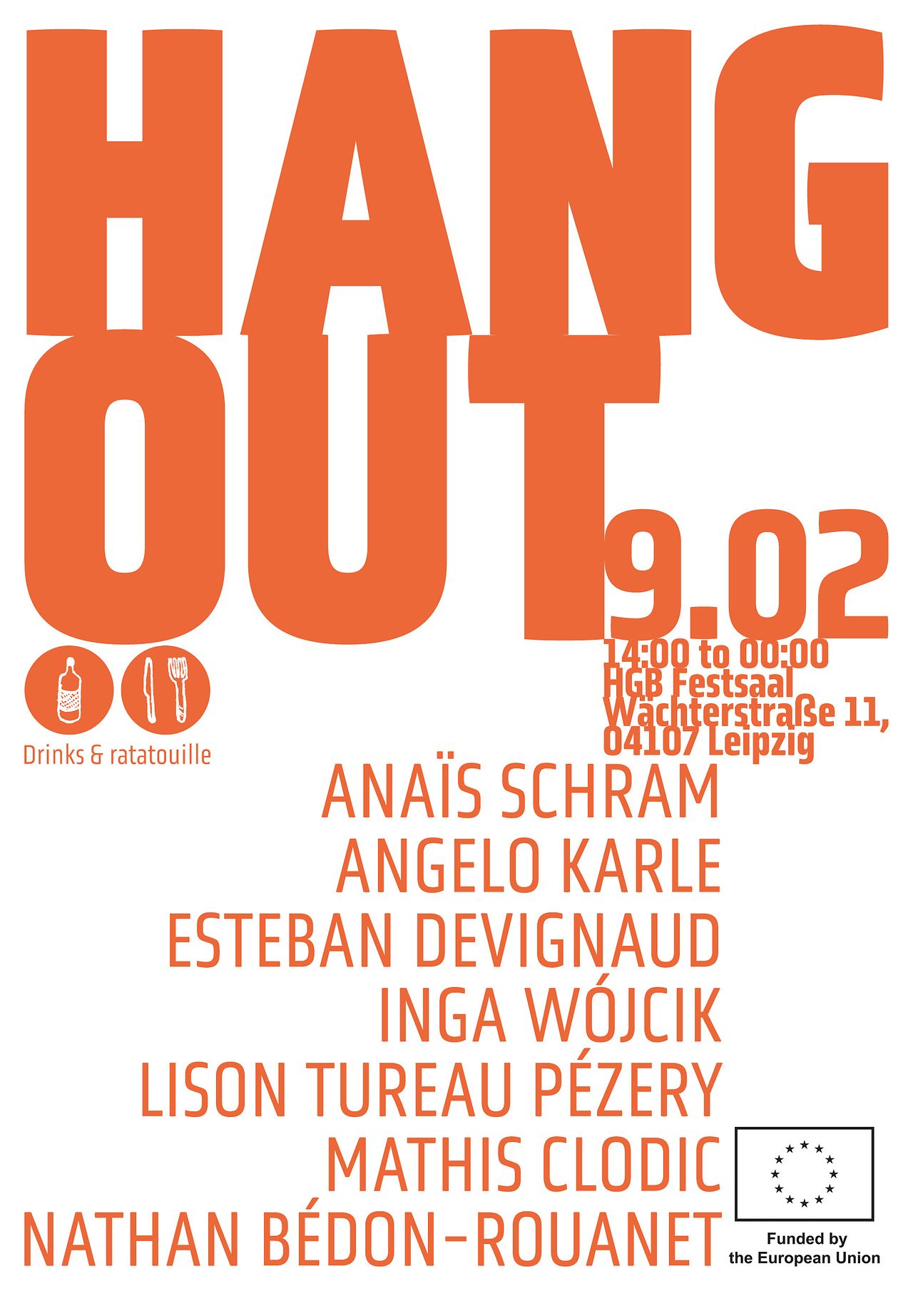 Affiche d'exposition, Leipzig