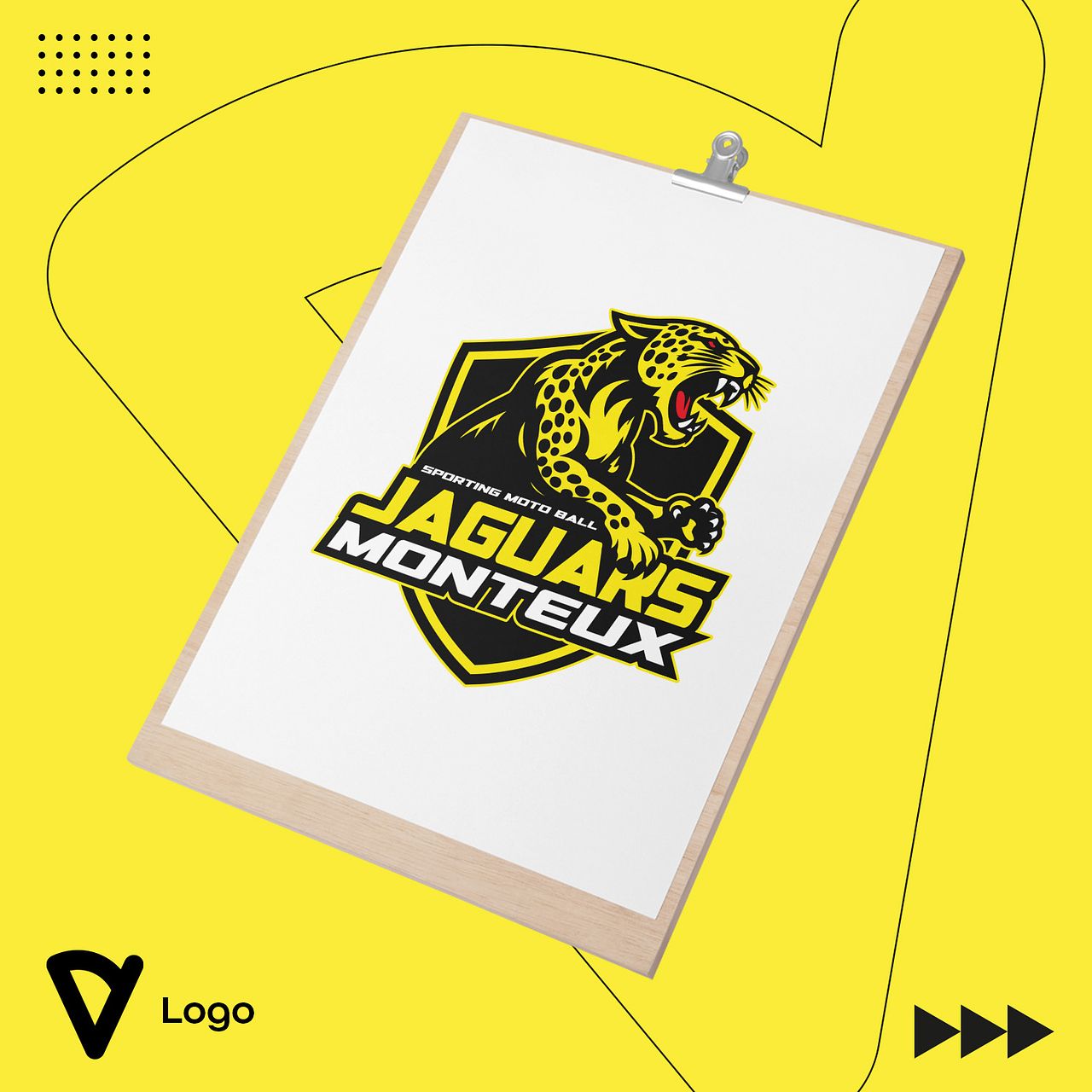 Logo Sporting Club Moto Ball Monteux 🐆