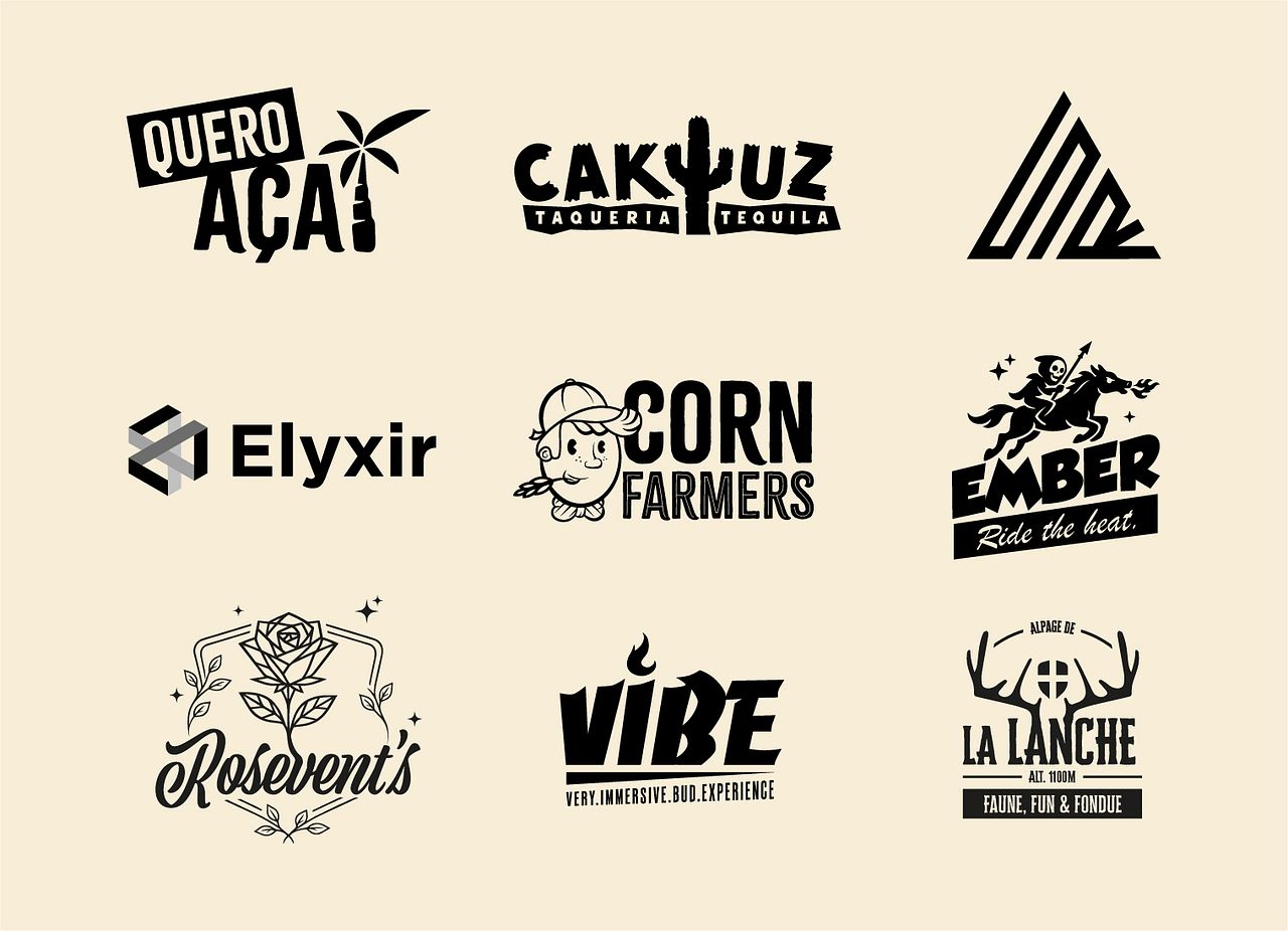 Planche exemples logos
