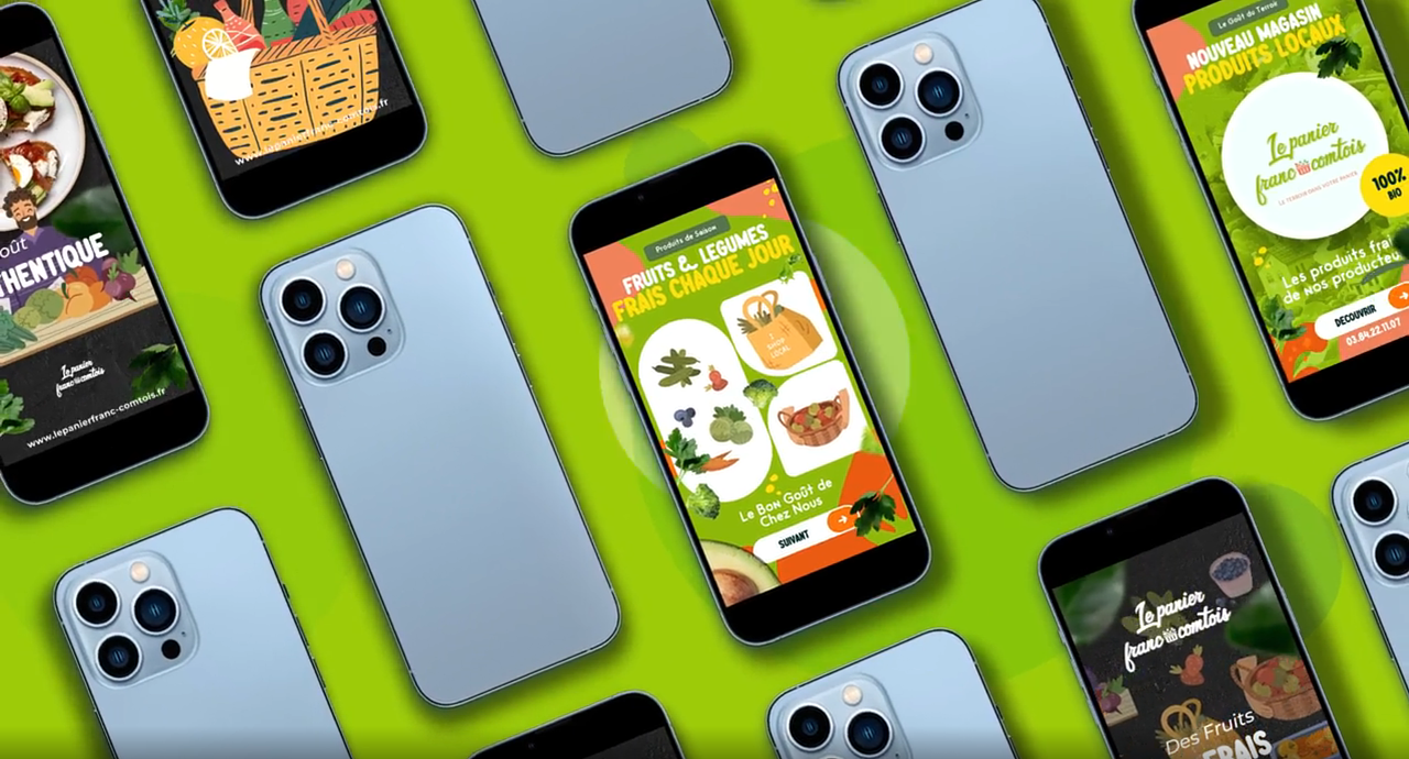 Communication digitale— Mockup réseaux sociaux