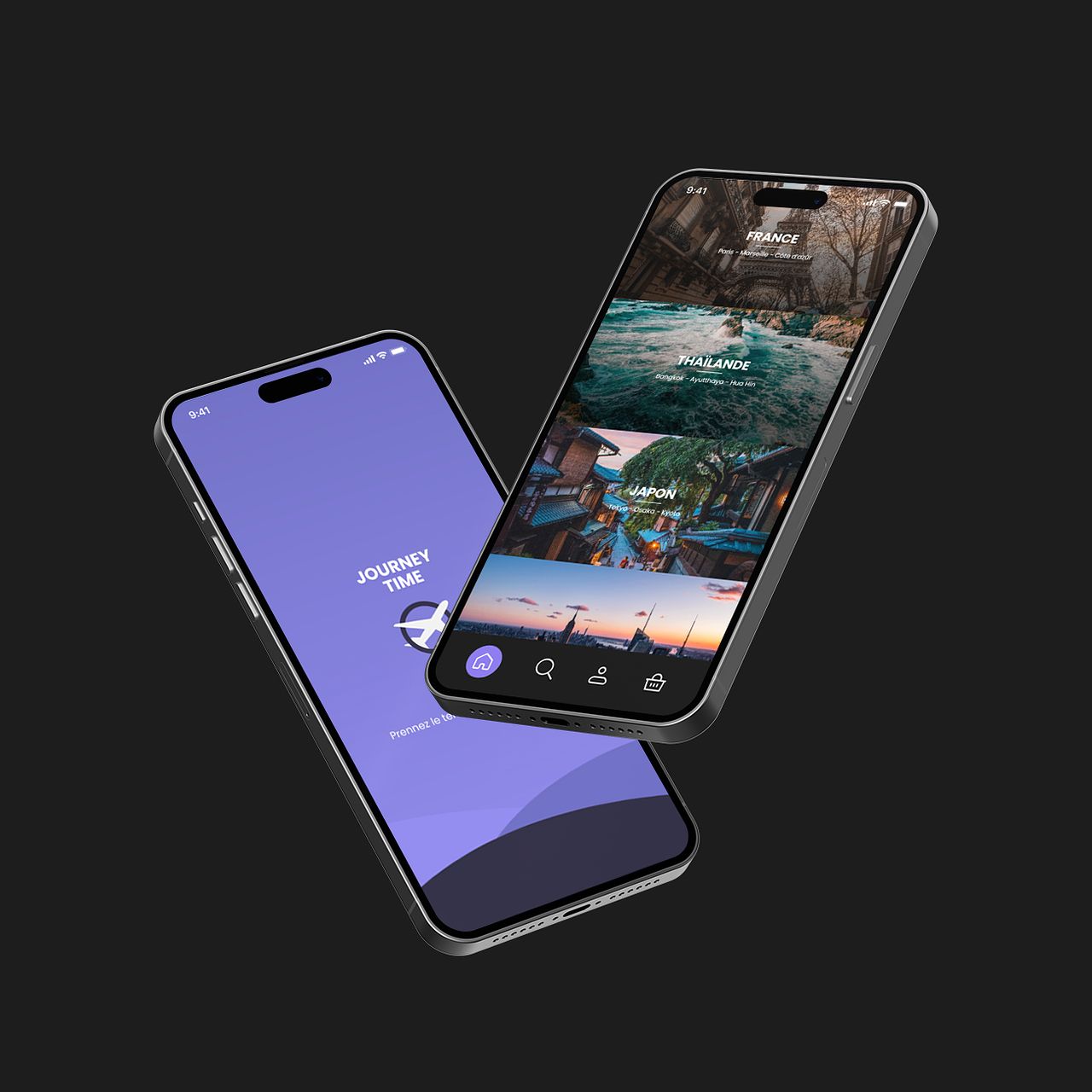 Application de voyage