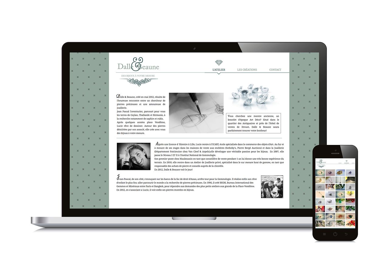 Site internet Joallier
