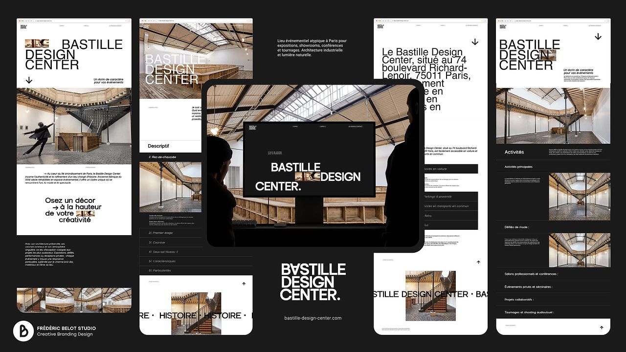 Bastille Design Center | Logo & Webdesign