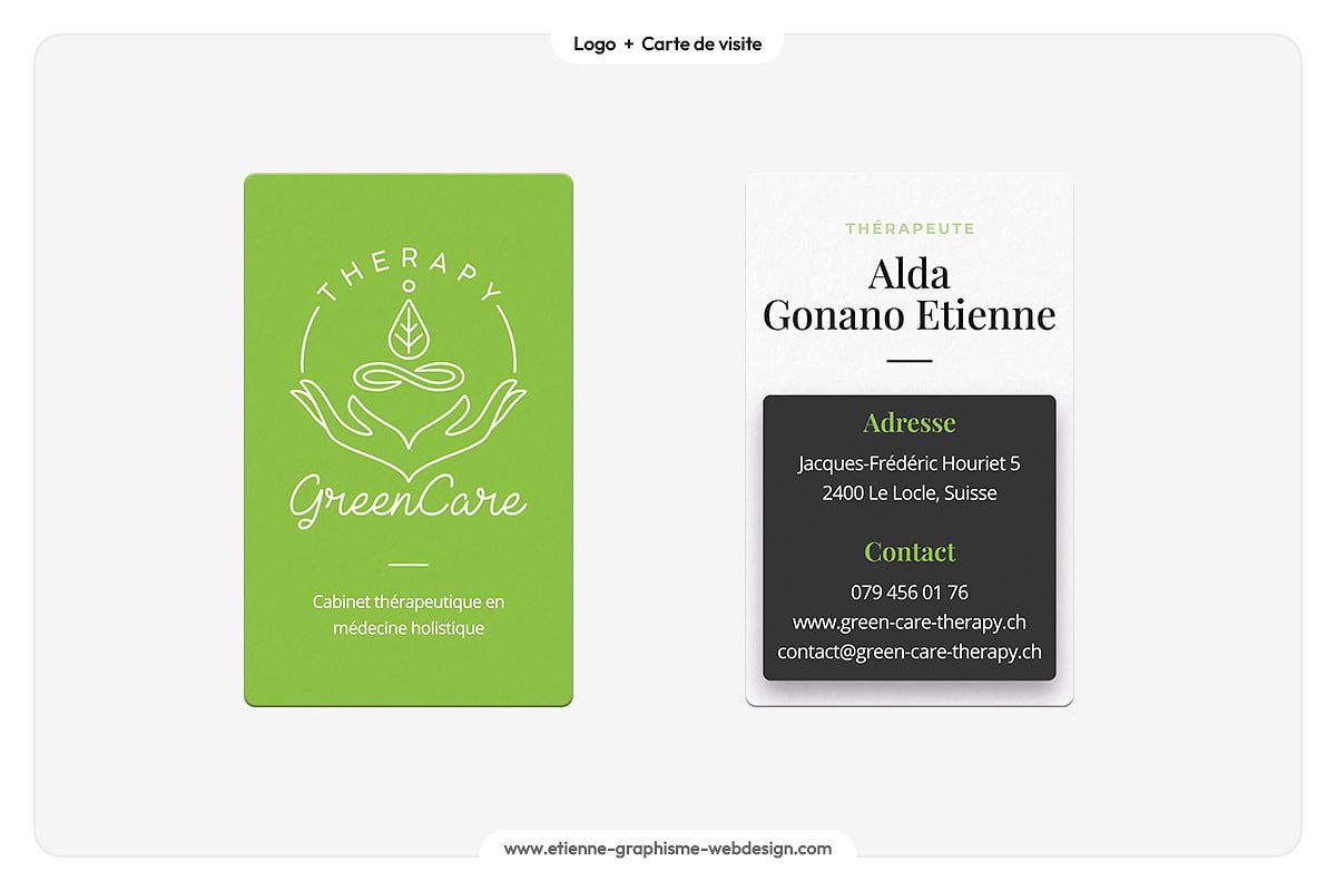 Green Care Therapy | Logo + Carte de visite