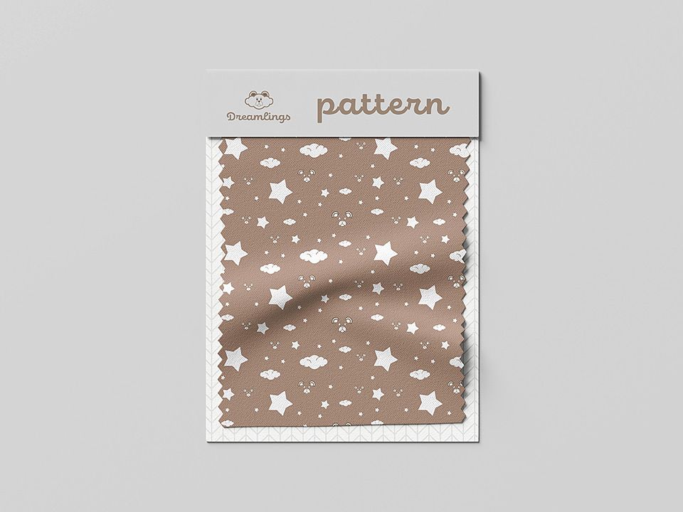 Motif textile marque de vetements