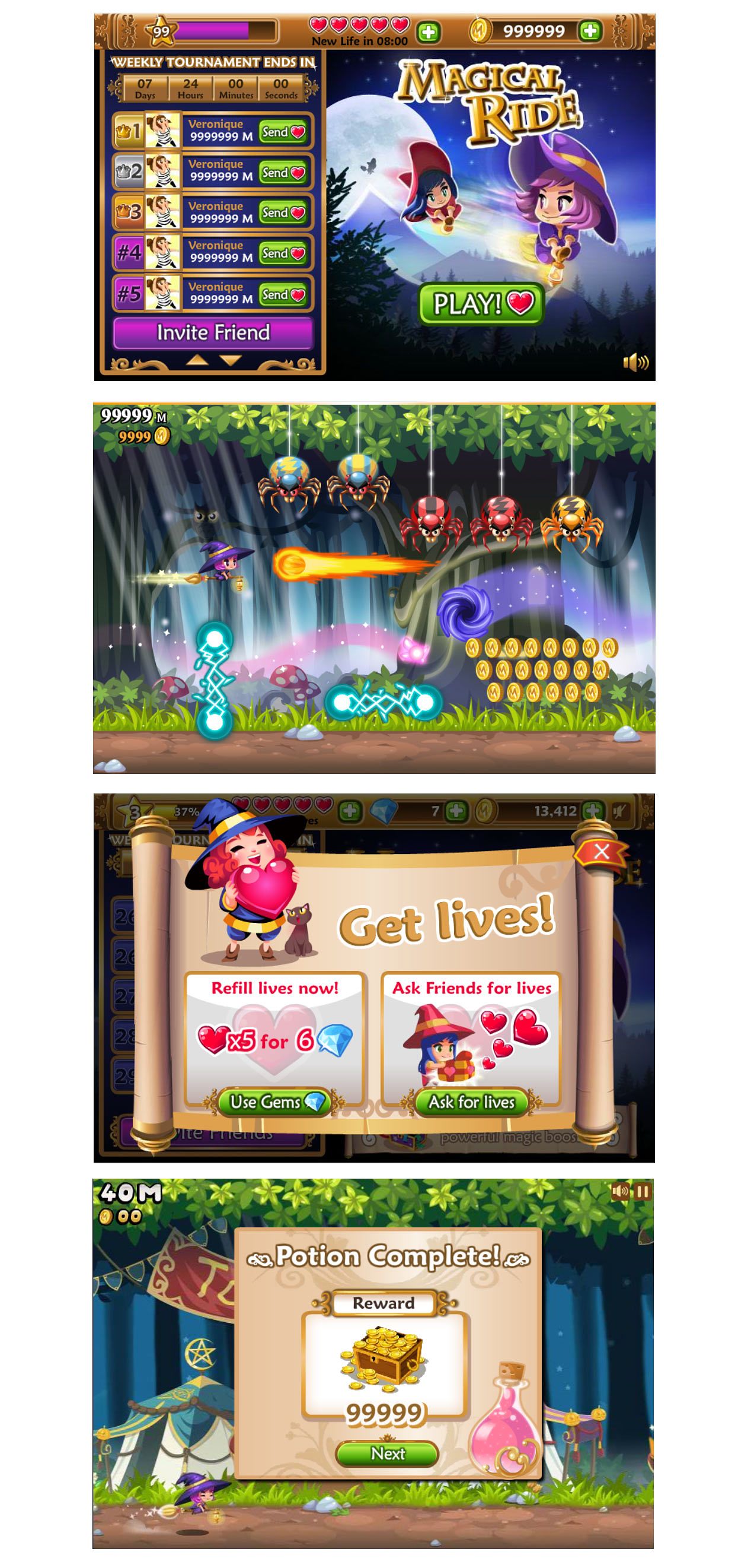Magical Ride - Application Facebook
