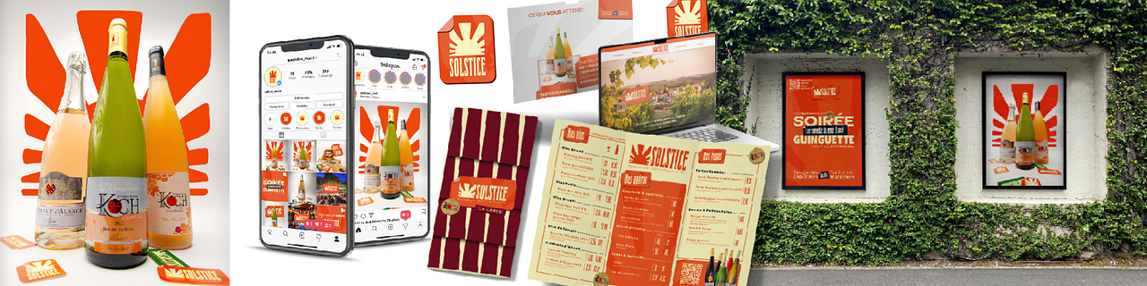 Identité visuelle pour une guinguette
