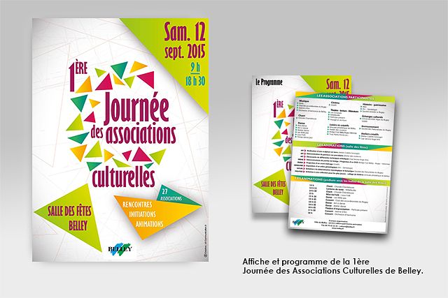 Affiche et programme journée des asso. culturelles