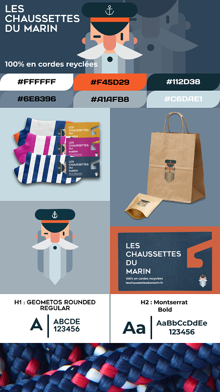 Branding - Chaussettes du marin