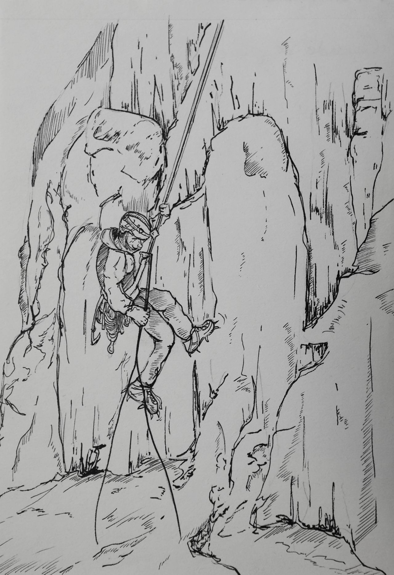 Escalade glaciaire