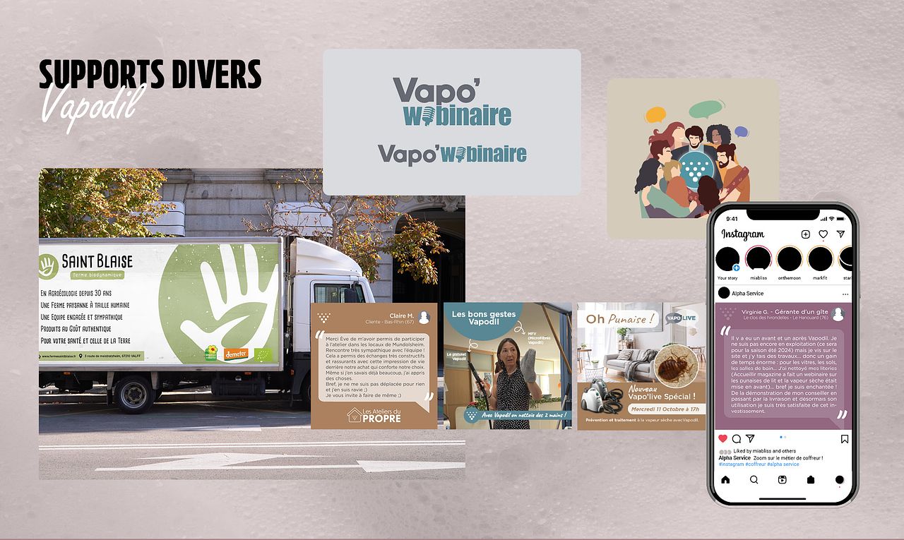 Vapodil Supports divers