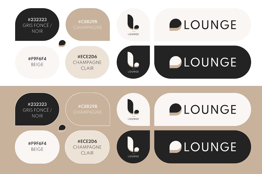 Lounge Taxi - Logo & Couleurs