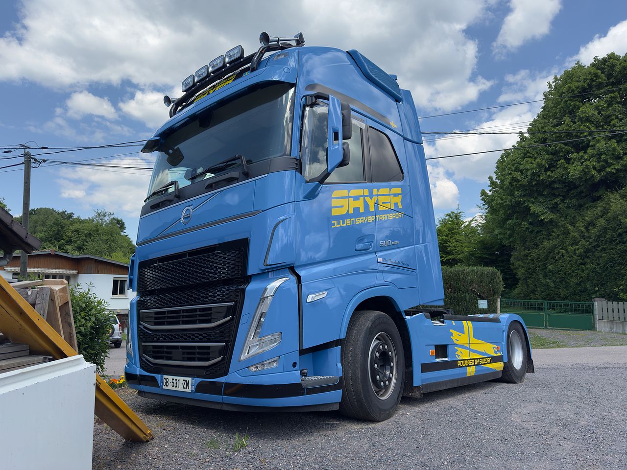 Décoration d’un camion Volvo FH