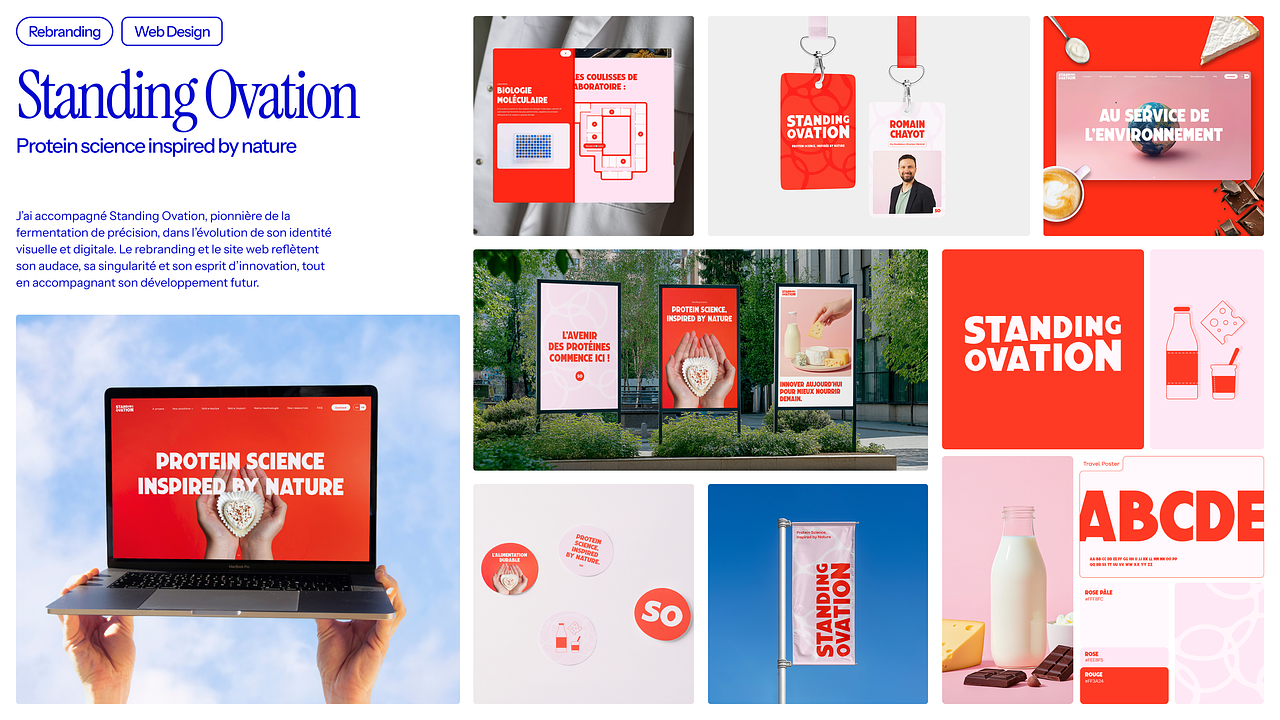 Standing Ovation - Identité Visuelle + Webdesign