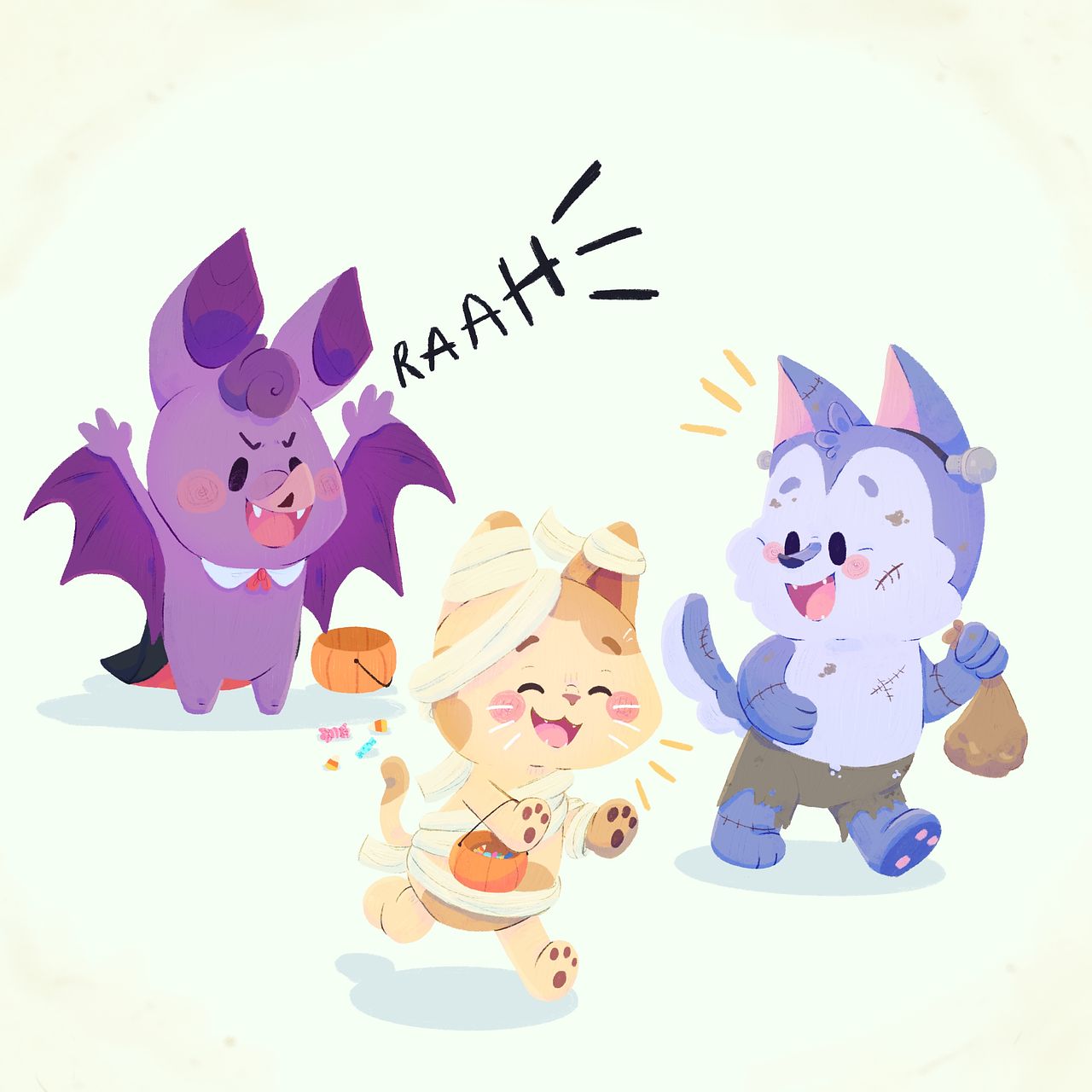 Animaux d'Halloween