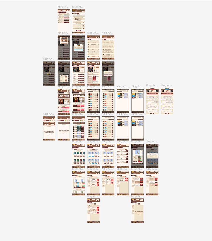 UX - UI Figma d'un jeu mobile