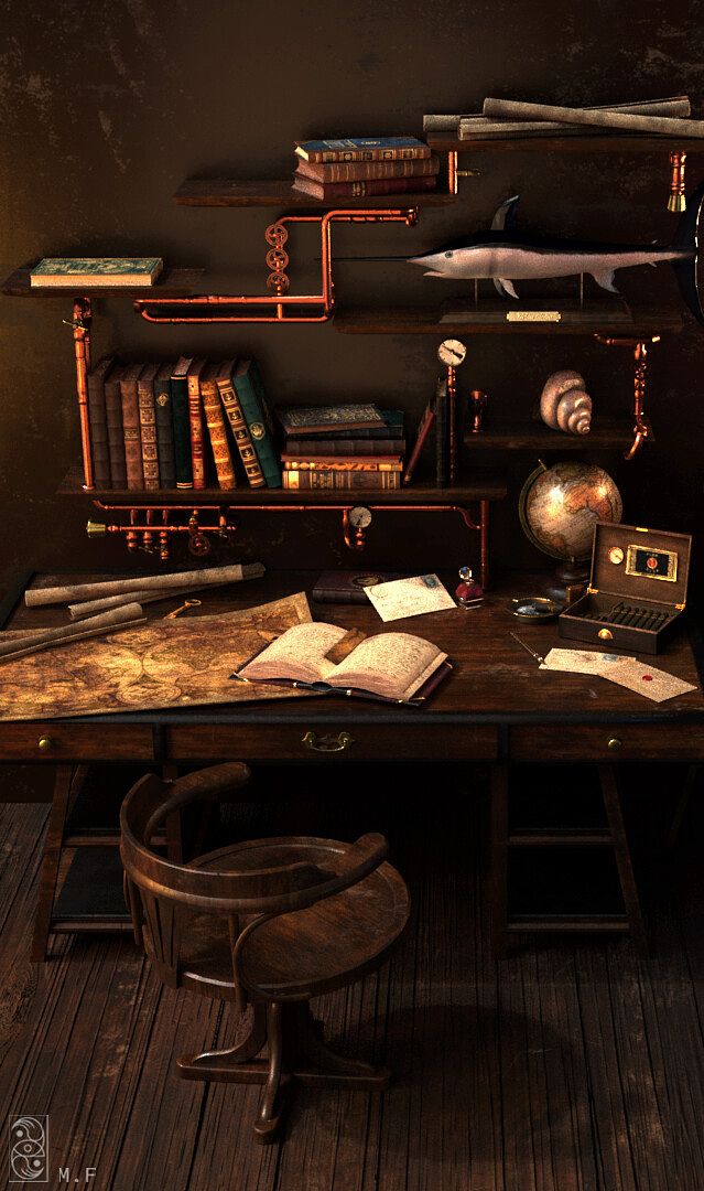 Environnement 3D – Bureau du Nautilus