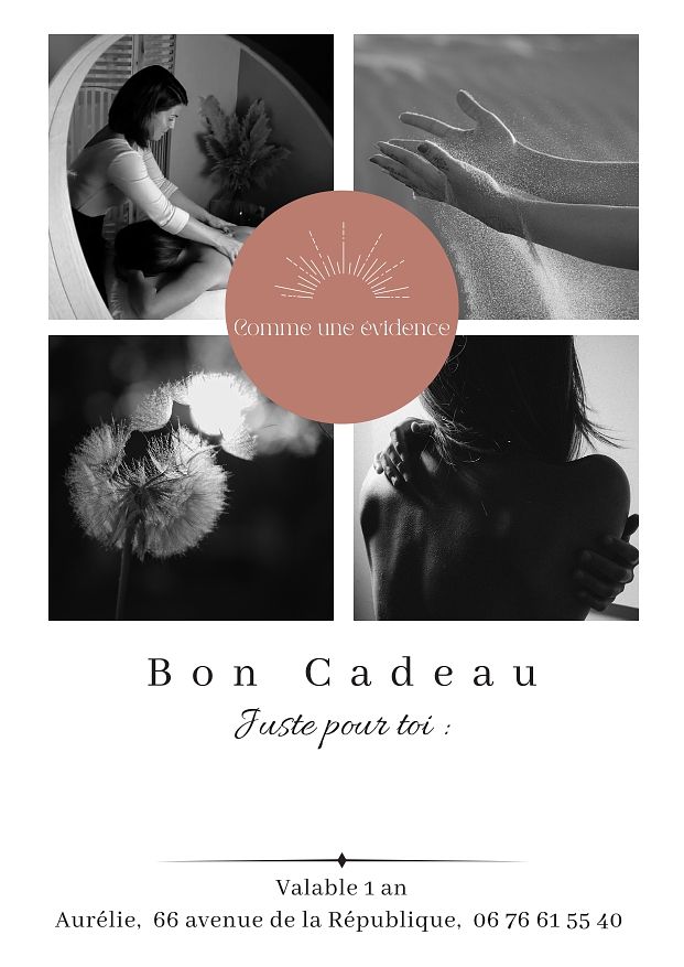 Bon cadeau pour une praticienne en massage énergét