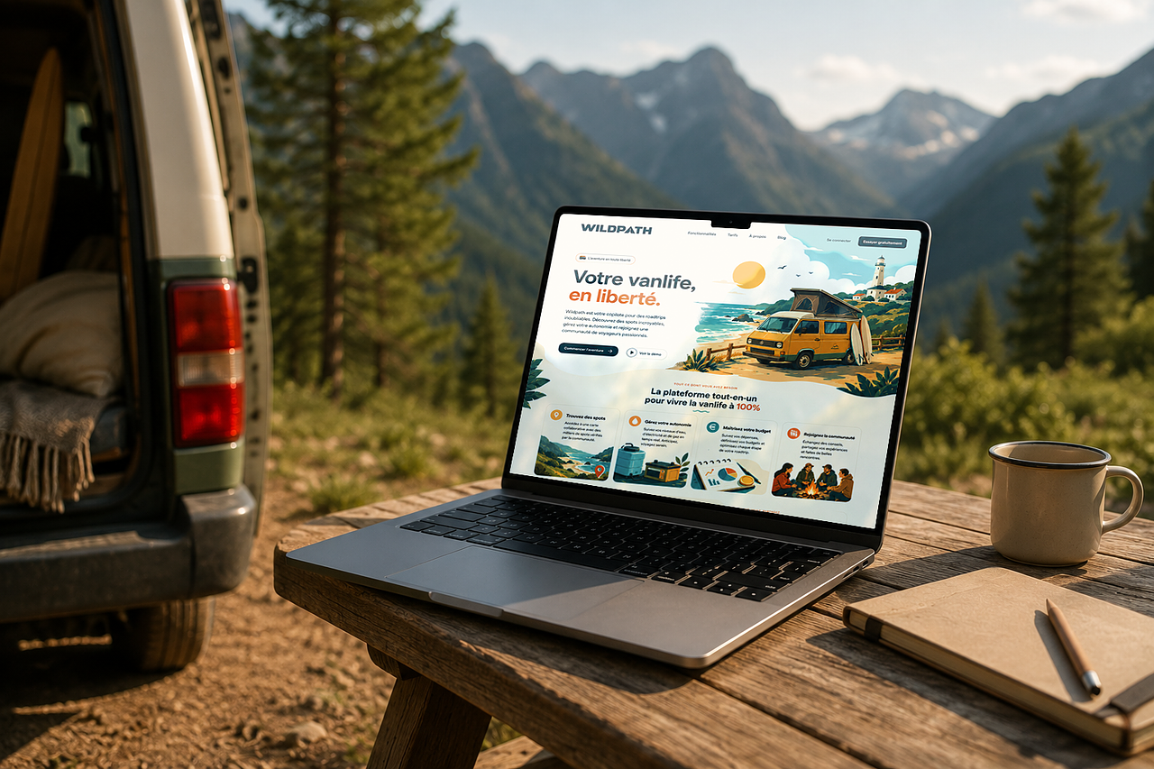 Mockup landing page