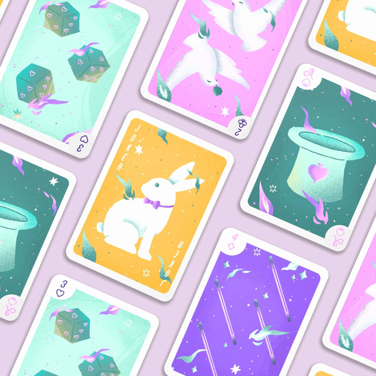 Illustration pour un jeu de carte