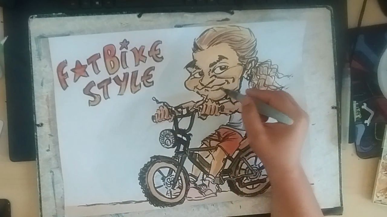Vidéo pour la réalisation d'un dessin (format A3)
