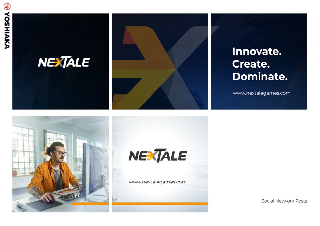 Nextale Games Designs de publications sociales