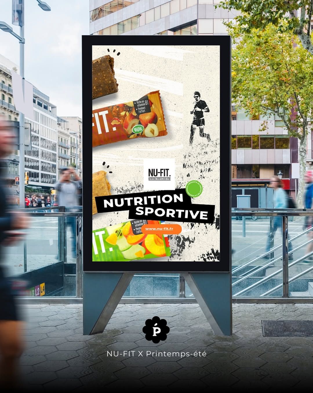 NU-FIT nutrition sportive - affiche et plaquette
