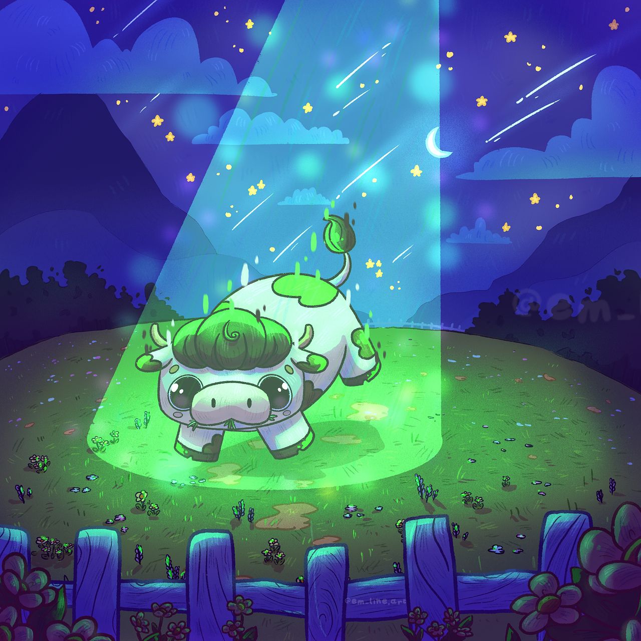 Petite Vache enlevée par les aliens