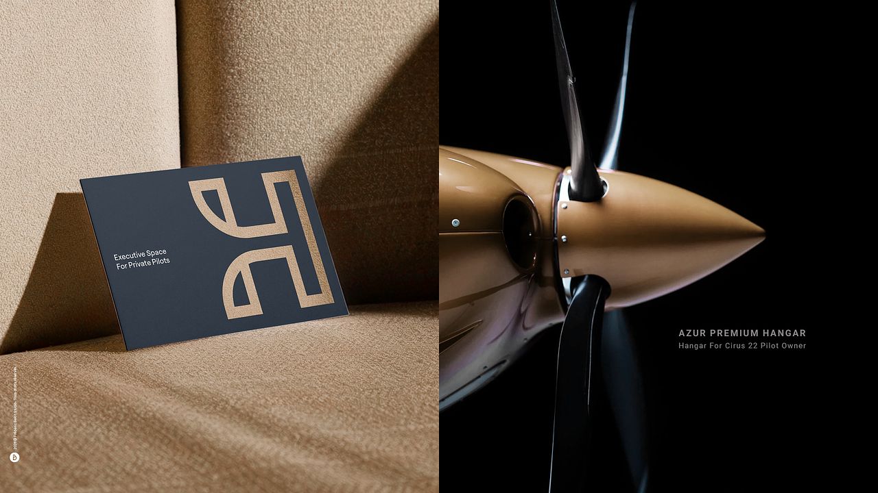 AZUR PREMIUM HANGAR | Branding