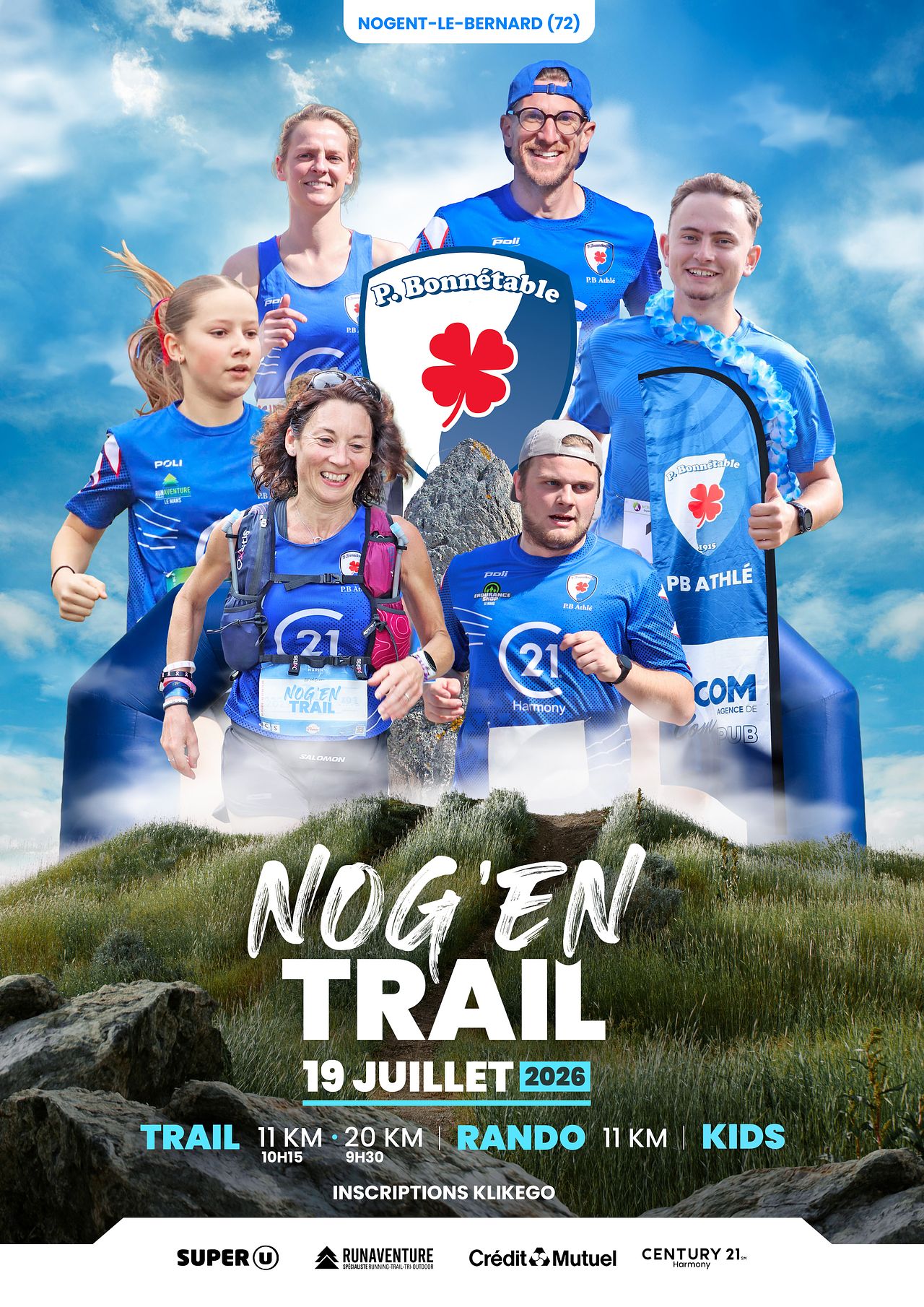 Affiche trail nature