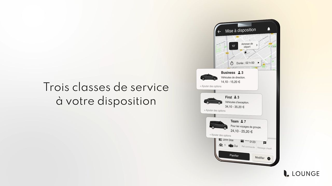 Lounge - Vidéo app client
