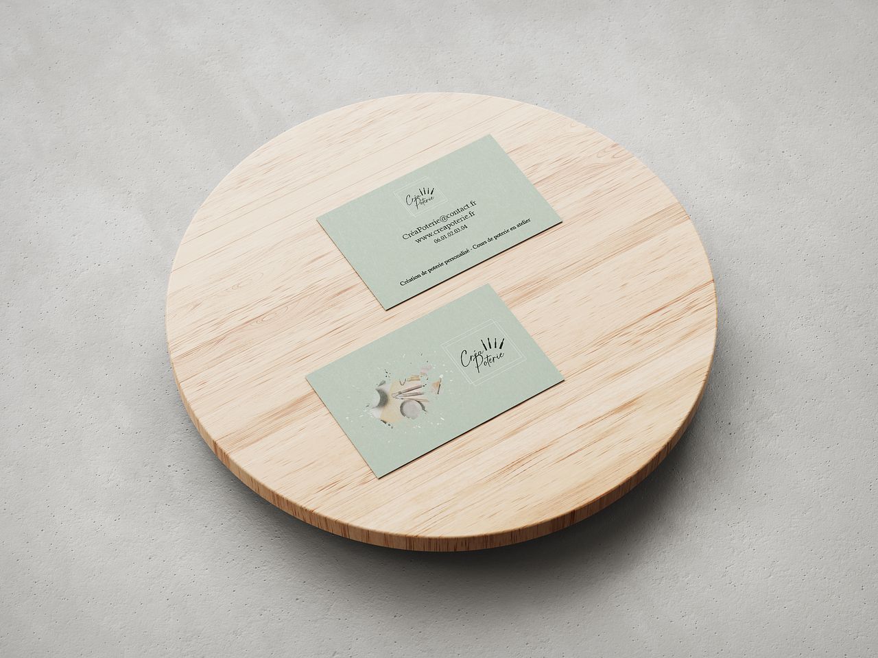 Carte de visite Indépendant CréaPoterie