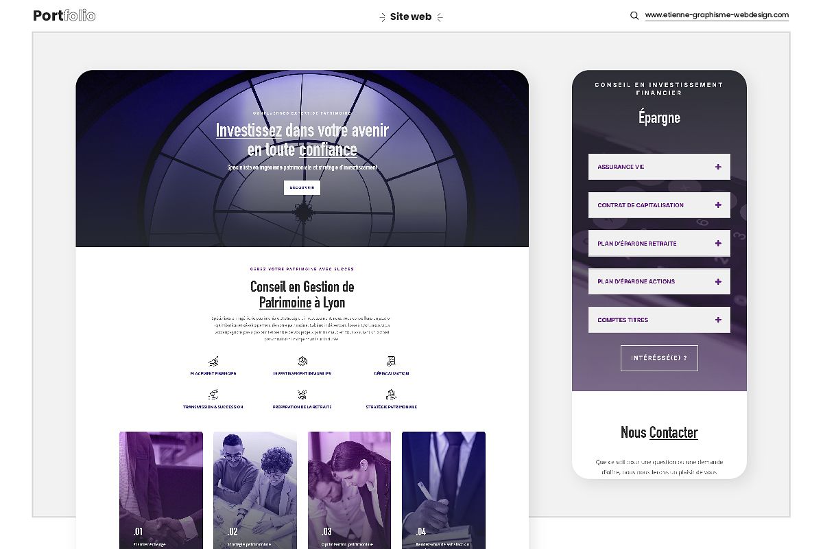 Portfolio - Site web