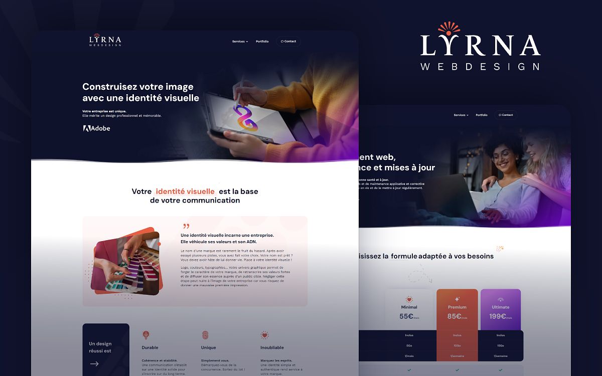 Site web Lyrna Webdesign