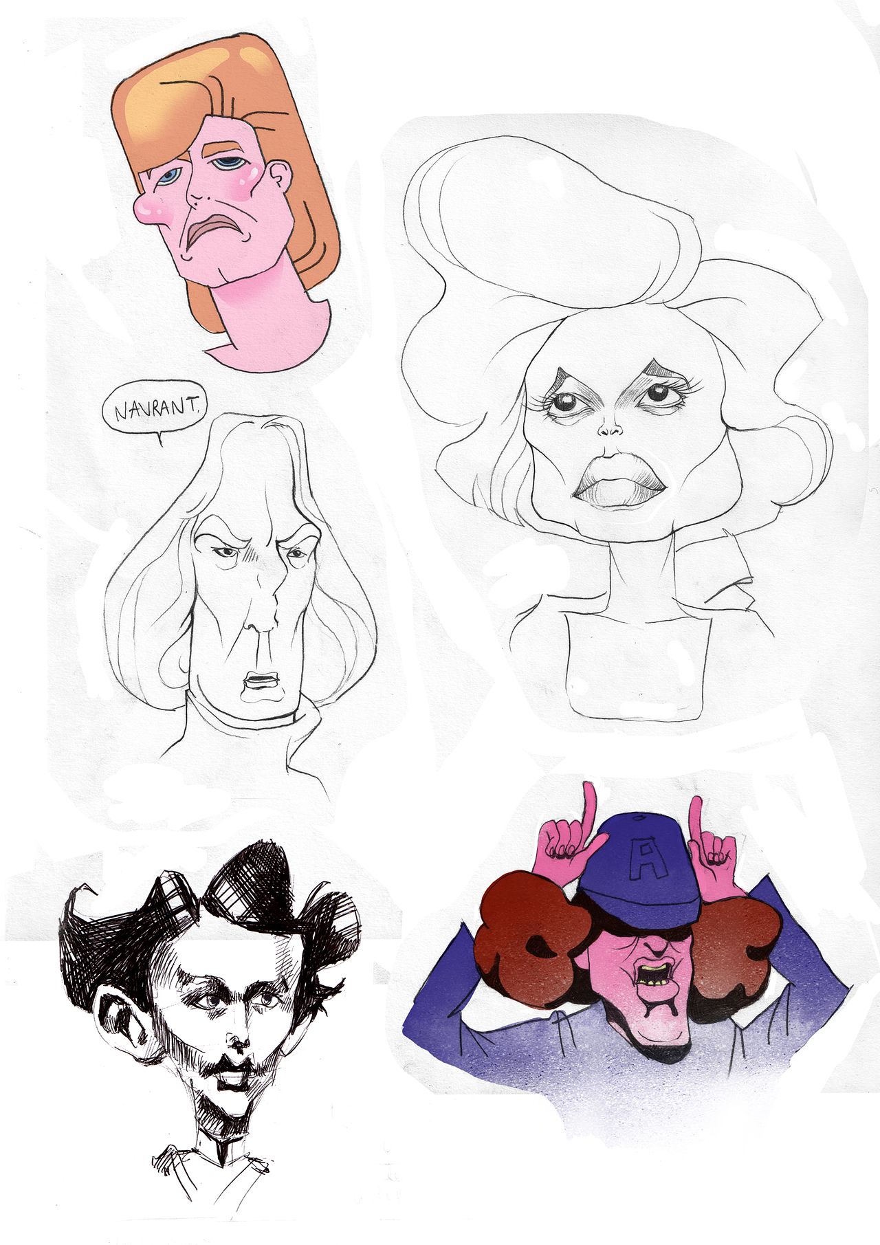 Caricatures de célebrités