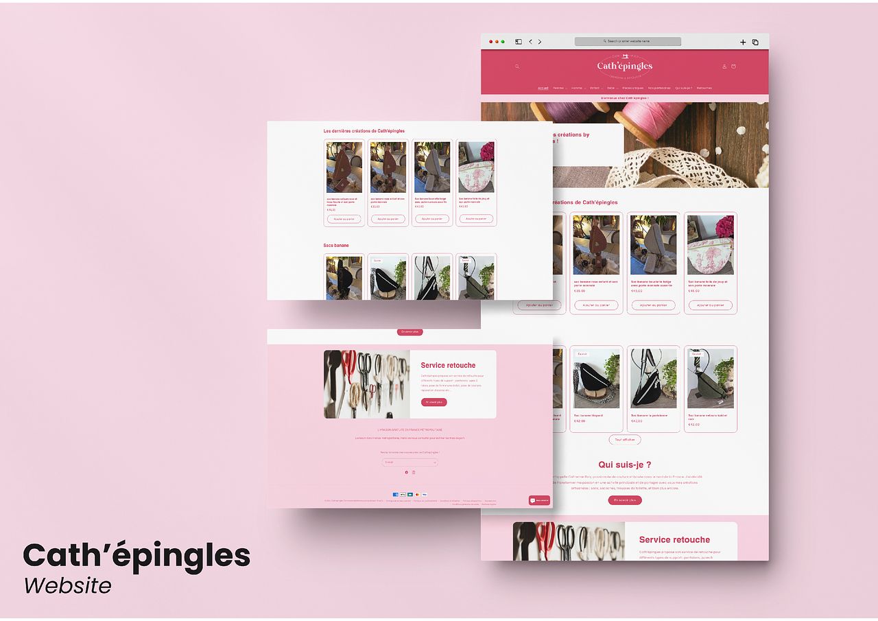 Website Cath'épingles