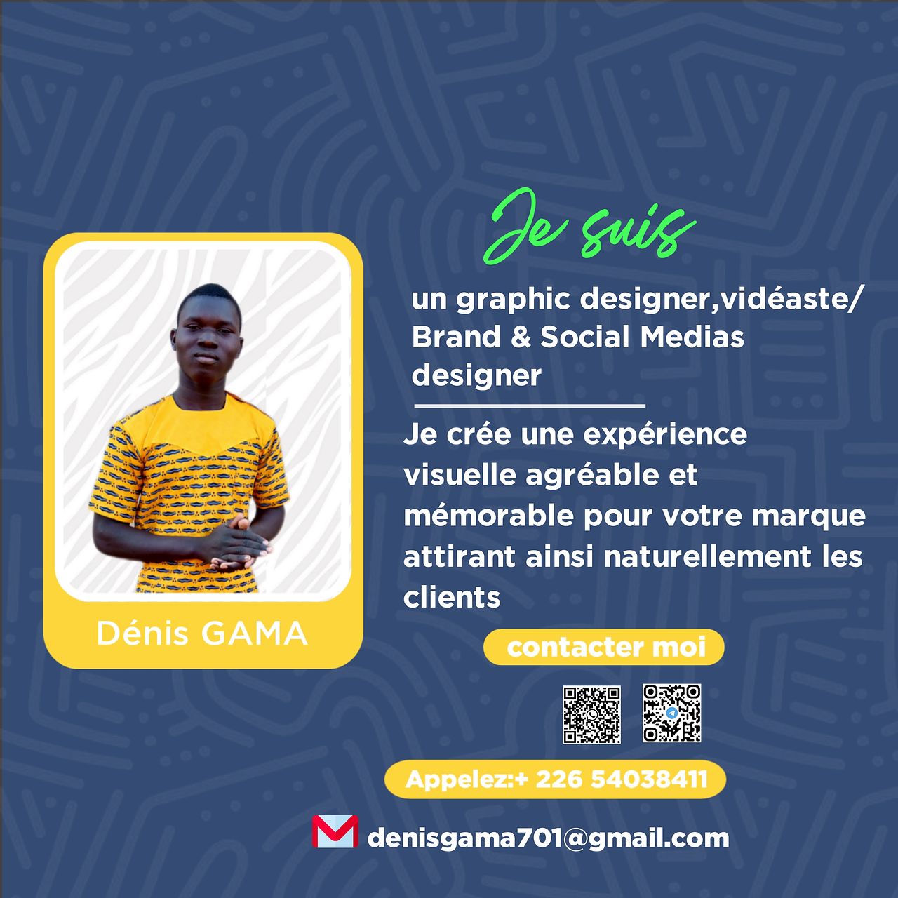 Je suis designer