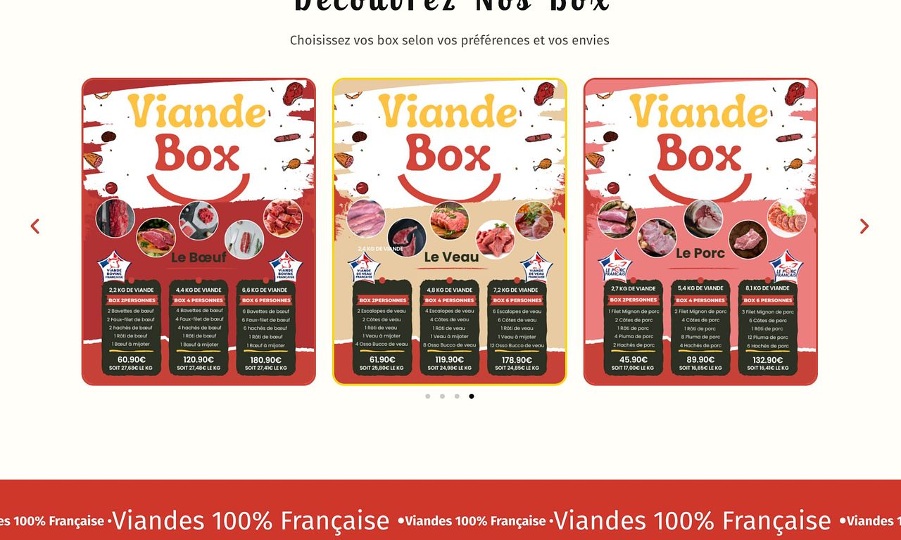 Viande box